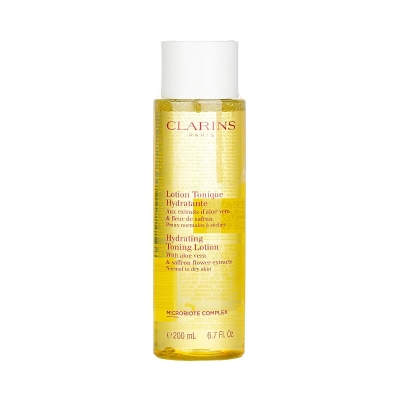 Clarins Hydratačn&iacute; tonizačn&iacute; ml&eacute;ko s aloe vera a v&yacute;tažky z květů &scaron;afr&aacute;nu &ndash; norm&aacute;ln&iacute; až such&aacute; pleť 200ml/6.7oz