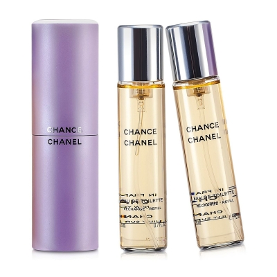 Chanel Chance Twist & Spray Eau De Toilette 3x20ml/0.7oz