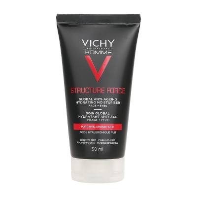 Vichy Homme Structure Force Complete Anti-Ageing Hydrating Moisturiser - For Face + Eyes 50ml/1.7oz