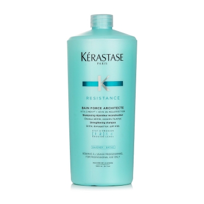 Kerastase Resistance Bain Force Architecte Strengthening Shampoo (For Brittle, Damaged Hair, Split Ends) 1000ml/34oz