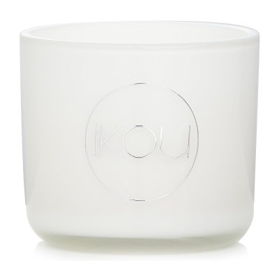 iKOU Essentials Aromatherapy Natural Wax Candle Glass - Joy (Australian White Flannel Flower) 85g