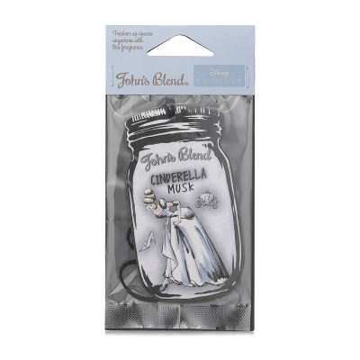 John's Blend Disney Princess Air Freshener - Cinderella Musk 1pc
