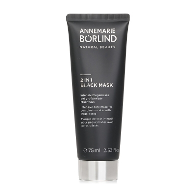 Annemarie Borlind 2 In 1 Black Mask - Intensive Care Mask For Combination Skin with Large Pores 75ml/2.53oz