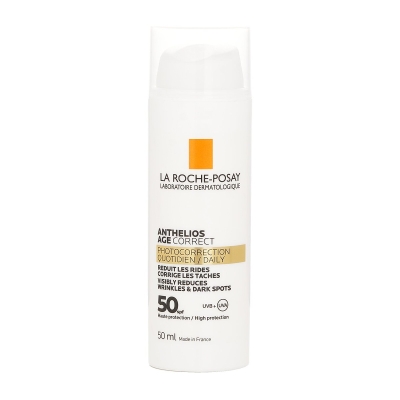 La Roche Posay Denn&iacute; fotokorekce Anthelios Age Correct &ndash; viditelně redukuje vr&aacute;sky a tmav&eacute; skvrny SPF 50 50ml/1.7oz