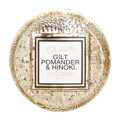 Voluspa Macaron Candle - Gilt Pomander & Hinoki 51g/1.8oz