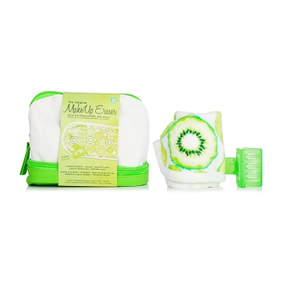 MakeUp Eraser Key Lime Set (1x MakeUp Eraser Cloth + 1x Hair Clip + 1x Bag) 2pcs+1bag