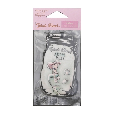 John's Blend Disney Princess Air Freshener - Ariel Musk 1pc