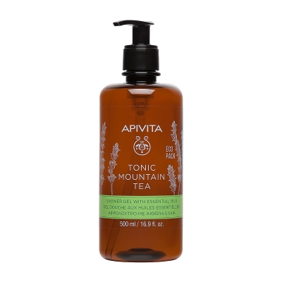 APIVITA Tonic Mountain Tea Shower Gel with Essential Oils 500ml