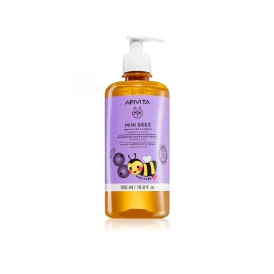 APIVITA Mini Bees Gentle Kids Shampoo with Blueberry & Honey