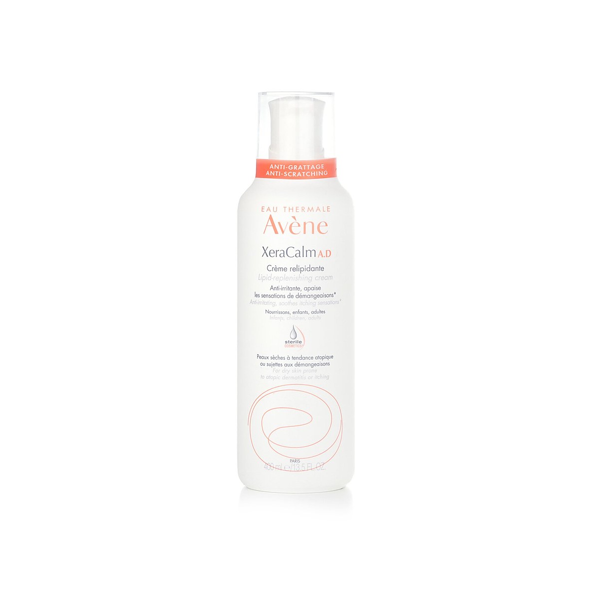 Avene XeraCalm A.D Lipid-Replenishing Cream - For Dry Skin Prone to Atopic Dermatitis or Itching (Random Packaging) 400ml/13.5oz