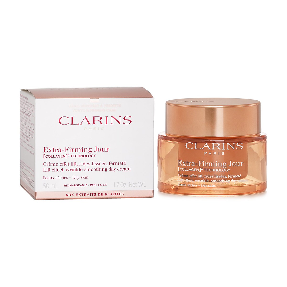 Clarins Extra Firming Jour Lift Effect Wrinkle Smoothing Day Cream (Dry Skin) 50ml