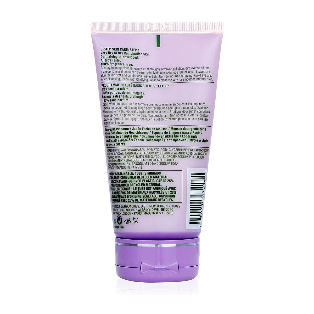Clinique All About Clean Foaming Facial Soap - Very Dry to Dry Combination Skin 150ml/5oz