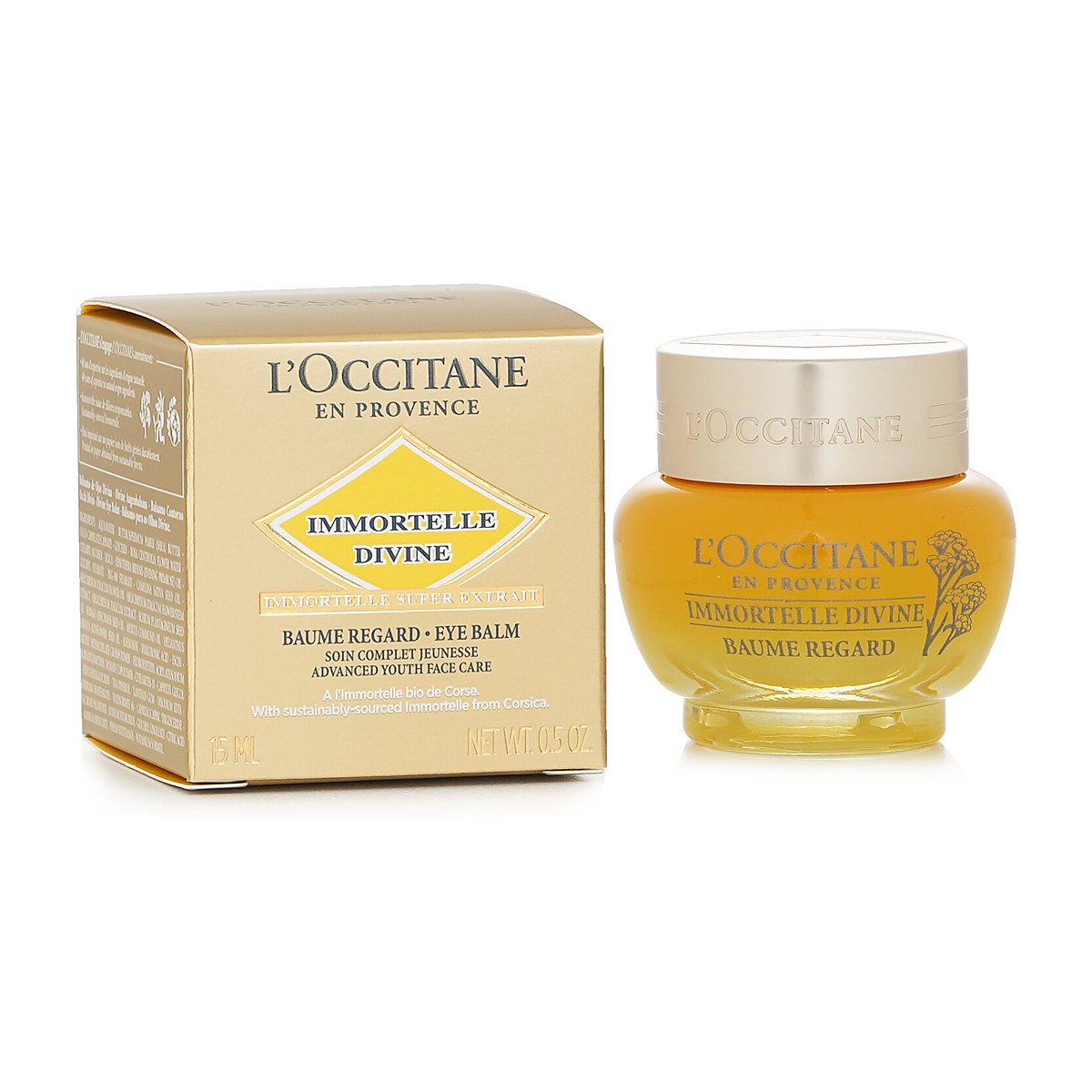 L'Occitane بلسم عيون Immortelle - بلسم عيون لشباب نهائي 15ml/0.5oz