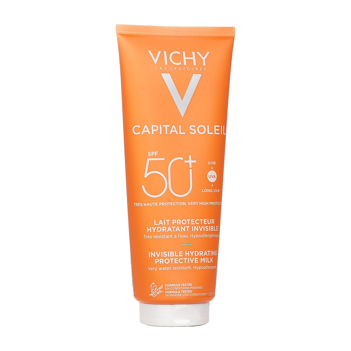 Vichy Capital Soleil Fresh ochrann&eacute; ml&eacute;ko SPF 50 (voděodoln&eacute; &ndash; obličej a tělo) 300ml/10.1oz