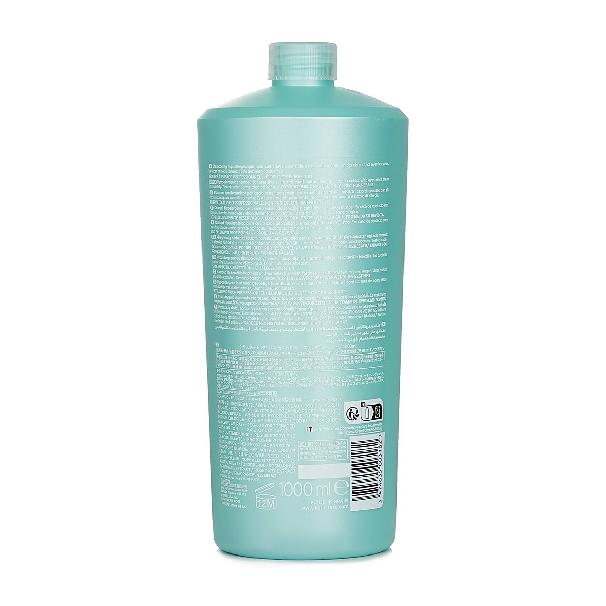 Kerastase Specifique Bain Vital Dermo-Calm Cleansing Soothing Shampoo (Sensitive Scalp, Combination Hair) 1000ml/34oz