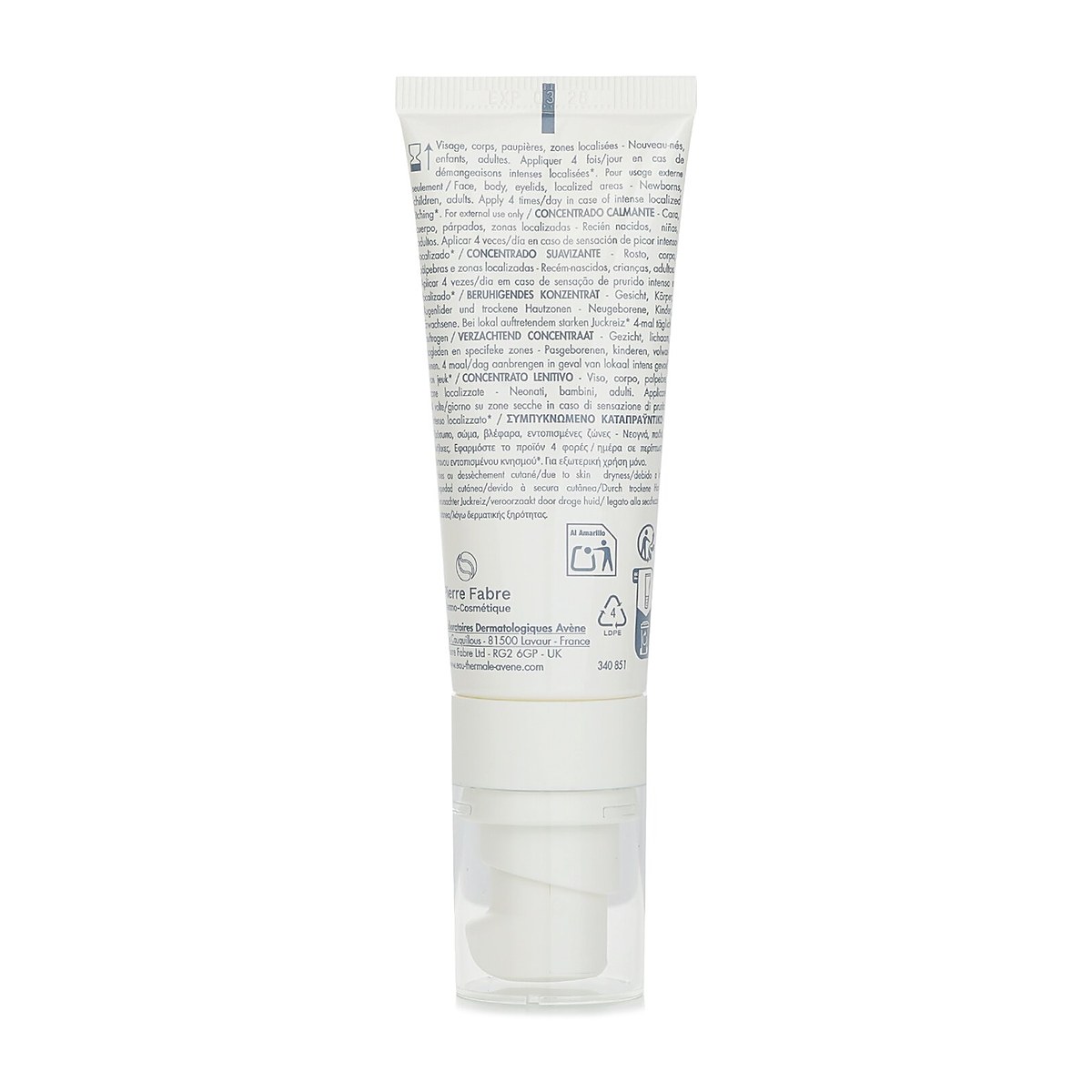 Avene XeraCalm A.D Soothing Concentrate - For Dry Areas Prone to Intense Itching & Atopic Eczema 40ml
