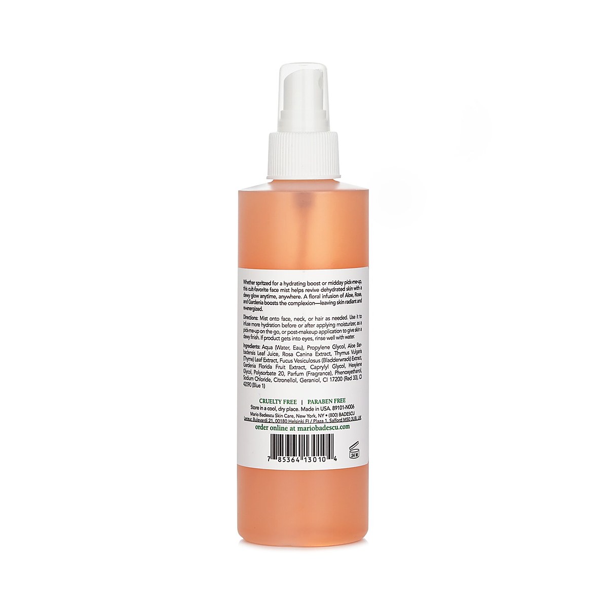 Mario Badescu 페이셜 스프레이 윗 알로에, 허브 & 로즈워터 - 모든 피부 타입용 236ml/8oz