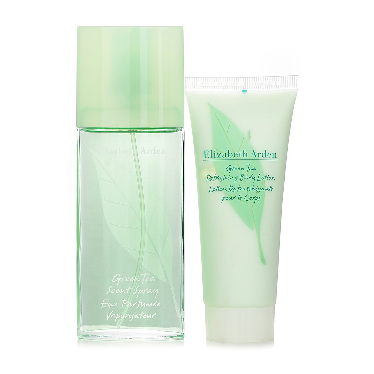 Elizabeth Arden 그린 티 코플렛: 오 퍼퓸 스프레이 100ml/3.3oz + 리프레슁 바디 로션 100ml/3.3oz 2pcs