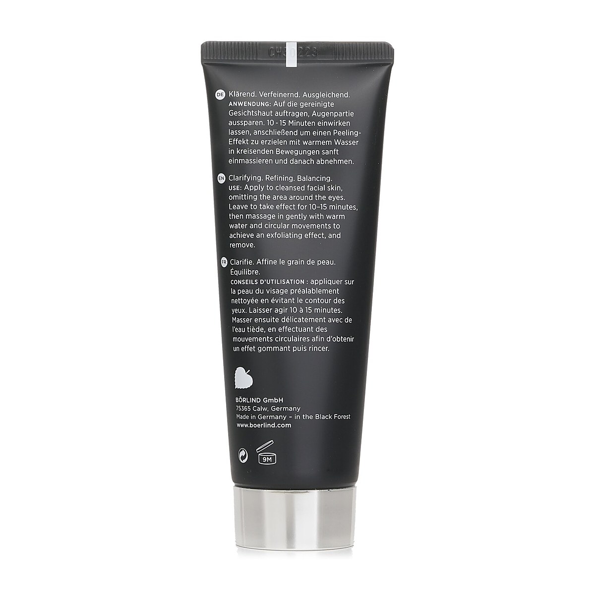 Annemarie Borlind 2 in 1 Black Mask - Intensive Care Mask สำหรับผิวผสมที่มีรูขุมขนกว้าง 75ml/2.53oz
