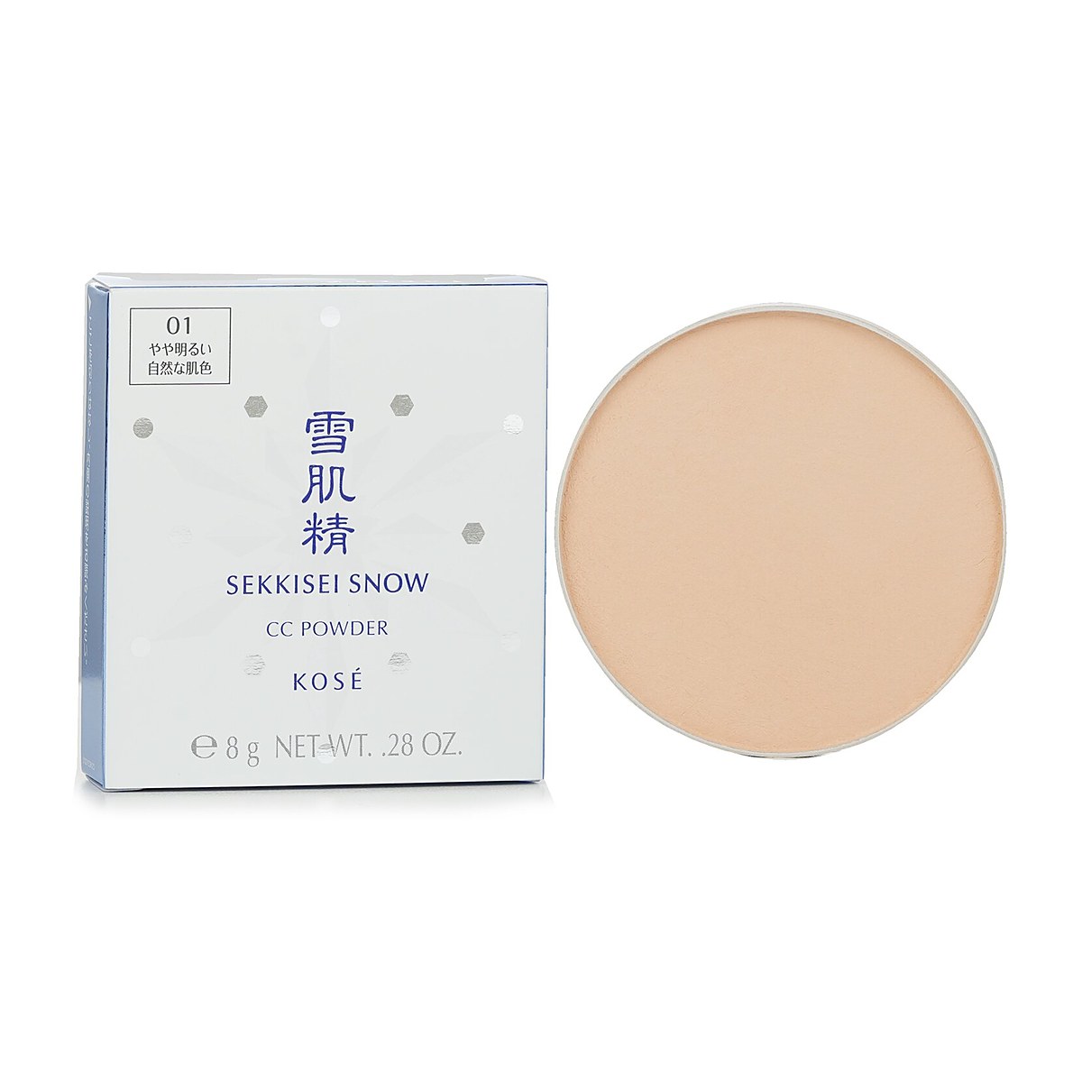 Kose Sekkisei Snow CC Powder Case With Sponge SPF 14 #01 01 8g/0.28oz