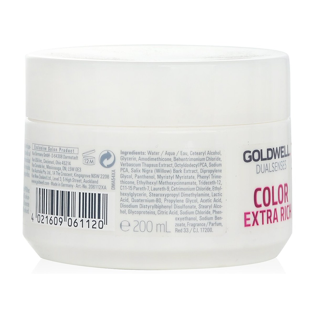Goldwell Dual Senses Color Extra Rich 60SEC Treatment (Luminosity For Coarse Hair) 200ml/6.7oz