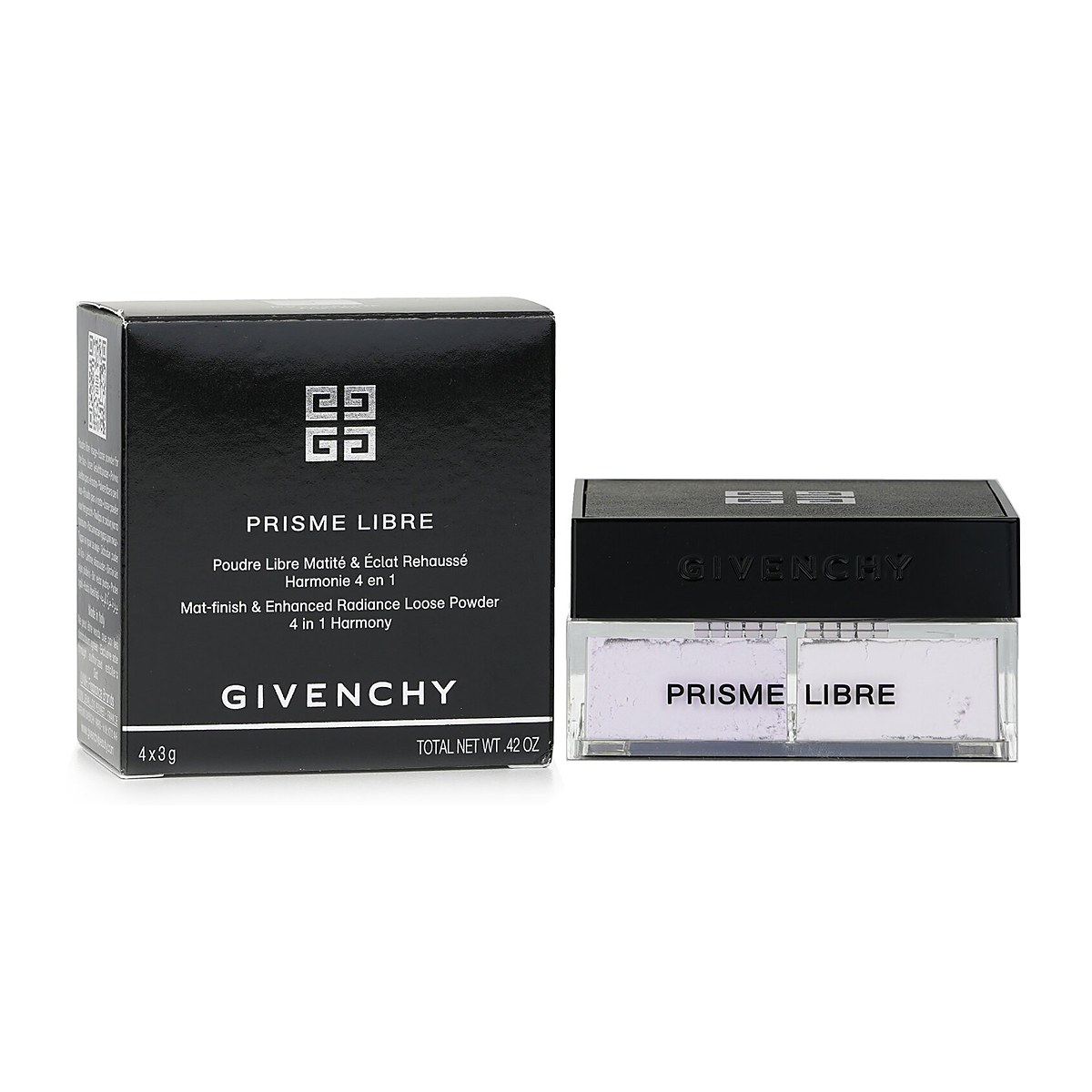 Givenchy 프리즘 리브레 매트 피니쉬 & 인핸스드 래디언스 루스 파우더 4인1 하모니 1 무슬린 파스텔 4x3g/0.105oz