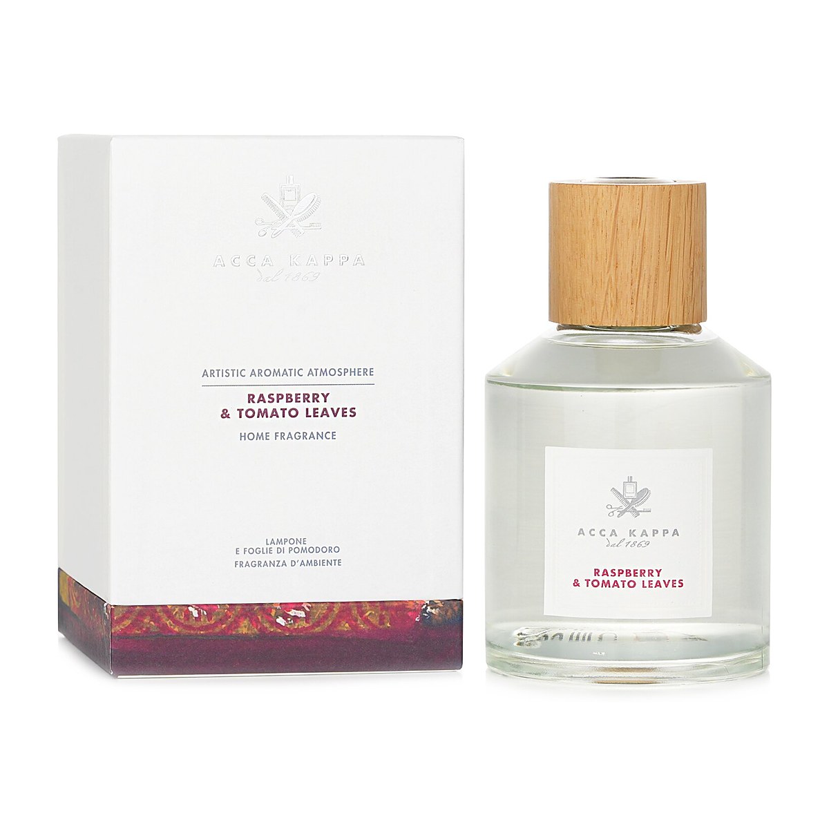 Acca Kappa Raspberry & Tomato Leaves Home Diffuser 250ml/8.25oz