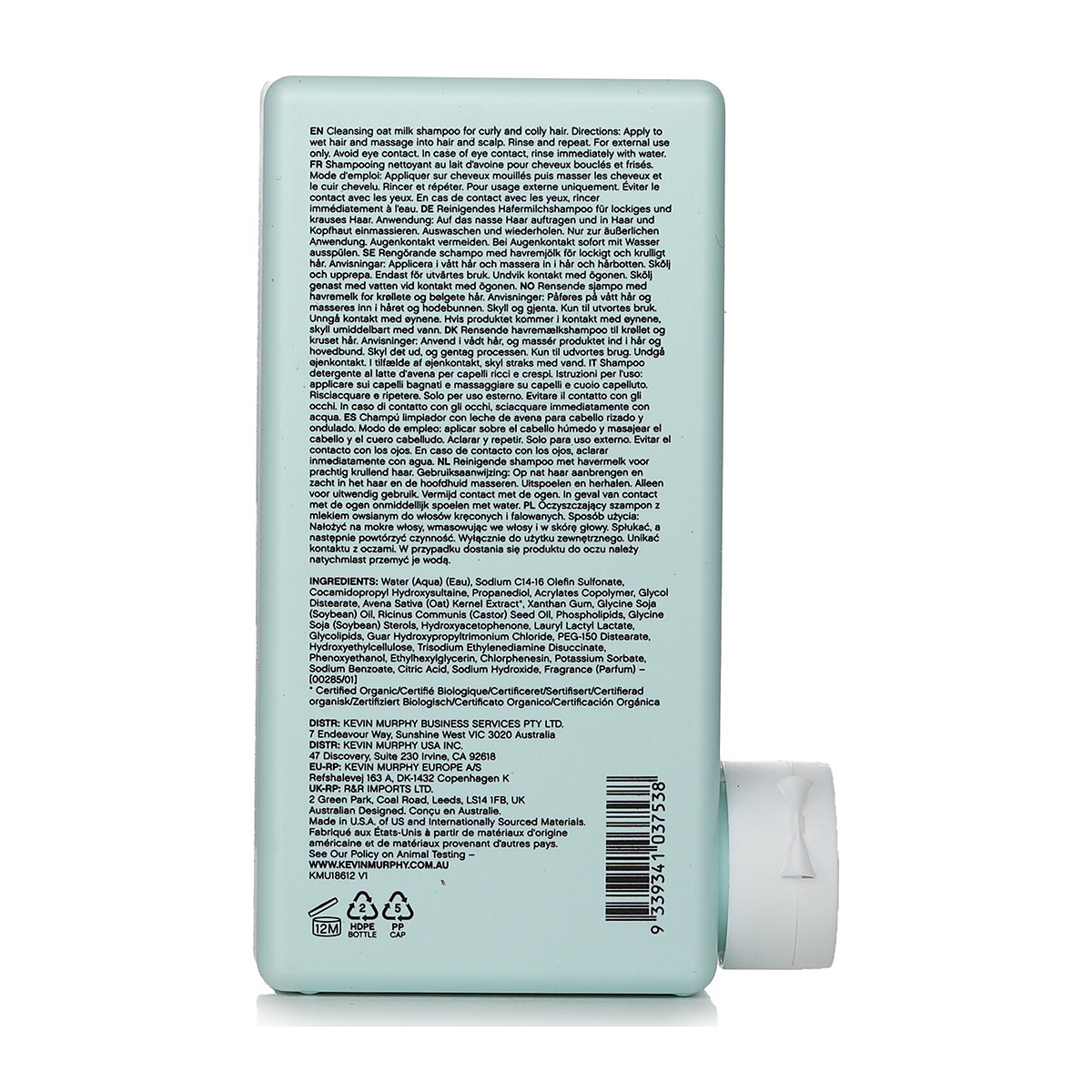 Kevin.Murphy ノリッシング カール オートミルク シャンプー 250ml/8.4oz