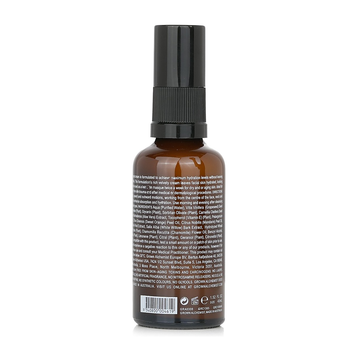 Grown Alchemist ไฮดรา-รีแพร์ ทรีทเมนท์ ครีม - คามีเลีย, เจอราเนียม บลอสซั่ม 45ml/1.52oz