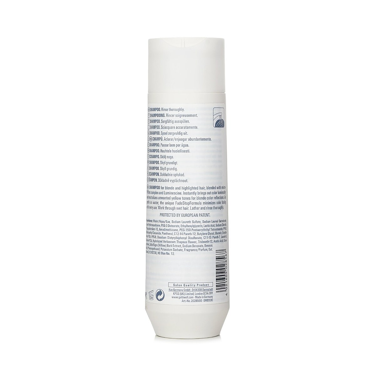 Goldwell 듀얼 센스 블론드 & 하이라이트 안티-옐로우 샴푸 (금발용- 광채 강화) 250ml/8.4oz