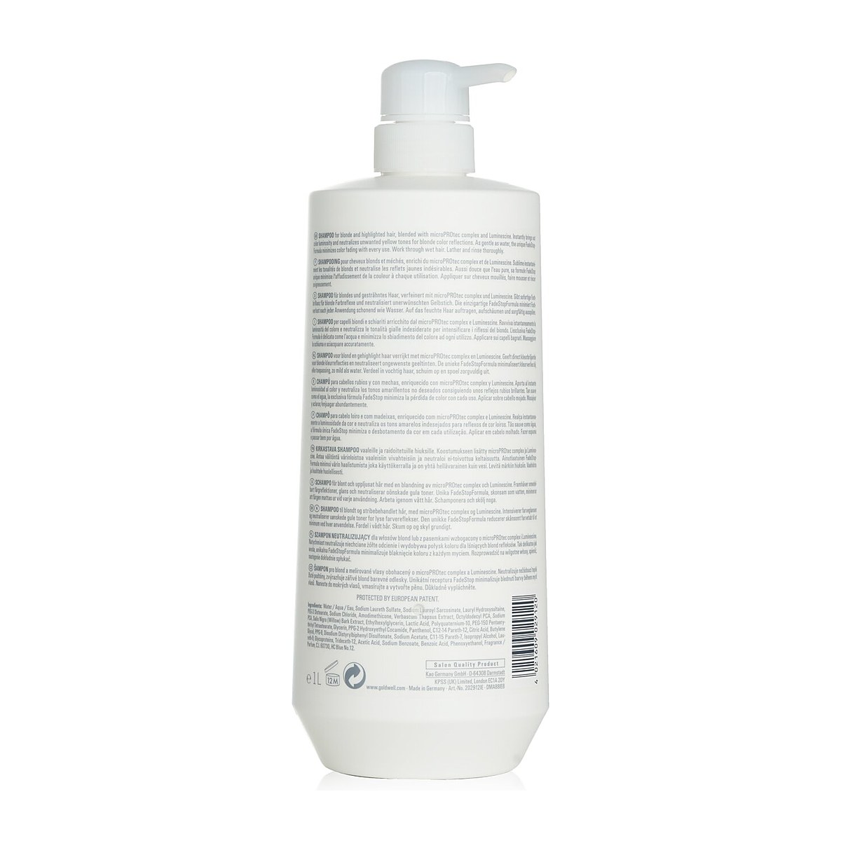 Goldwell Dual Senses Blondes & Highlights Anti-Yellow Shampoo (Luminosity For Blonde Hair) 1000ml/33.8oz