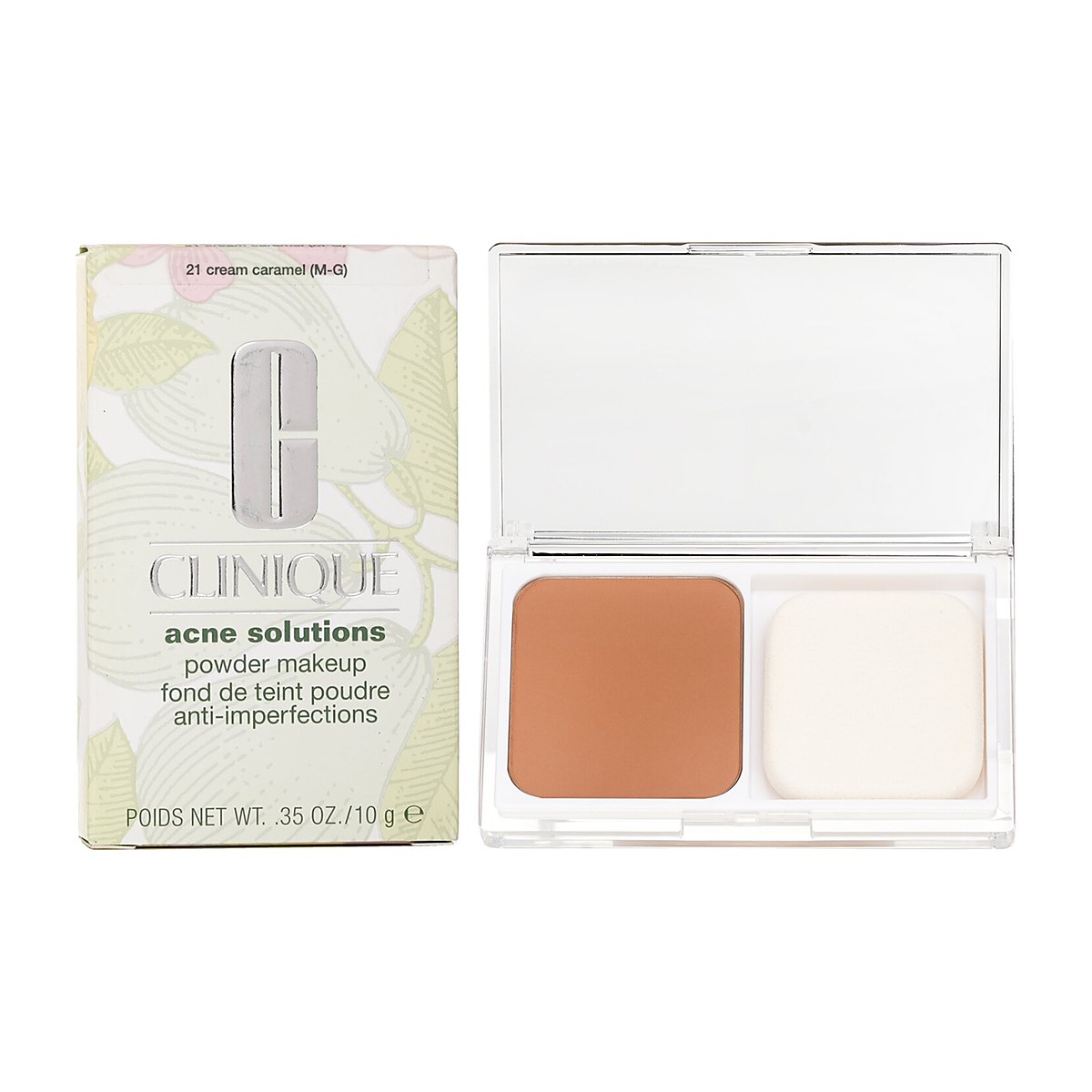 Clinique Acne Solutions Maquillaje en Polvo 21 Crema Caramel (M-G) 10g/0.35oz