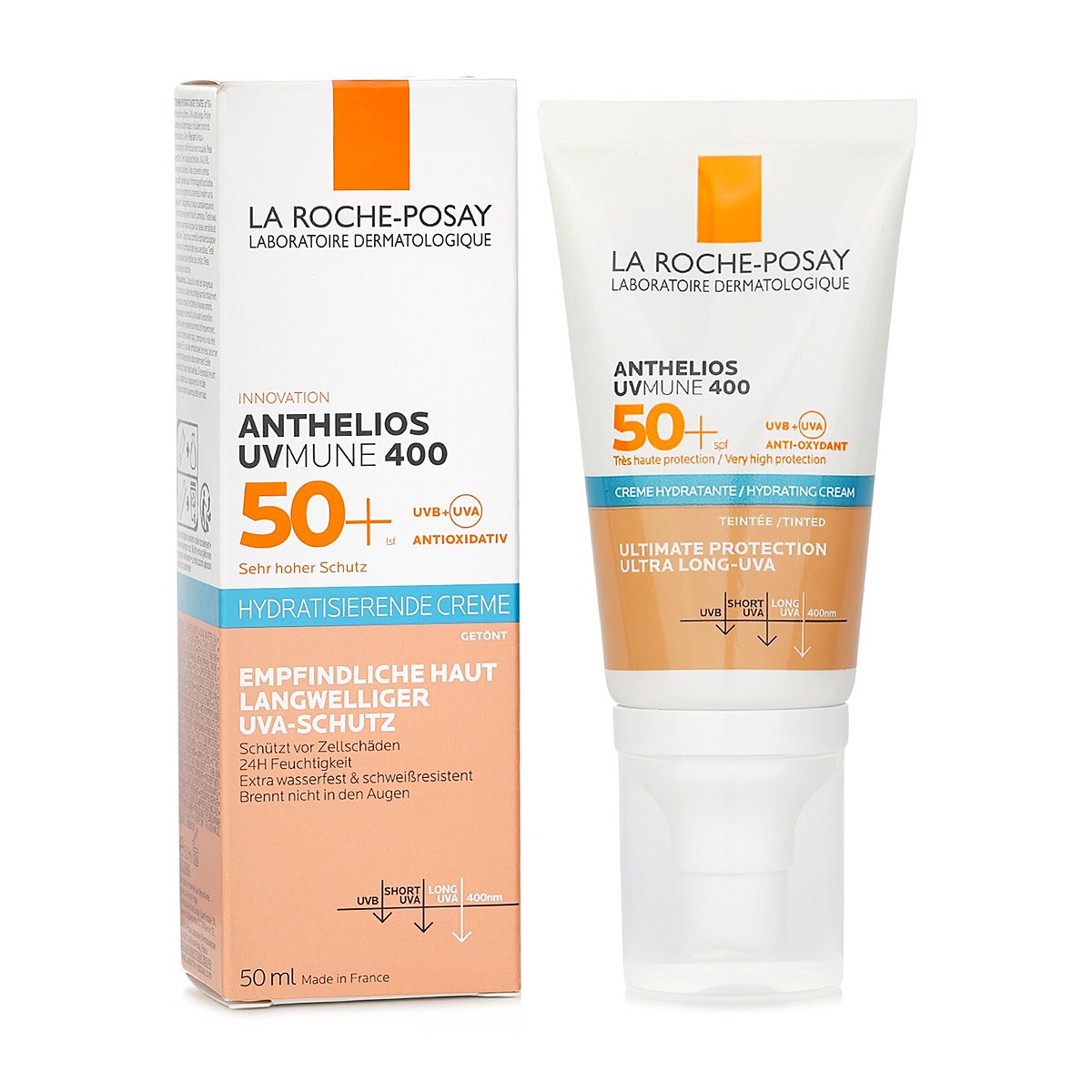 La Roche Posay Anthelios UV Mune 400 Hydrating Cream SPF50 Tinted 50ml/1.7oz