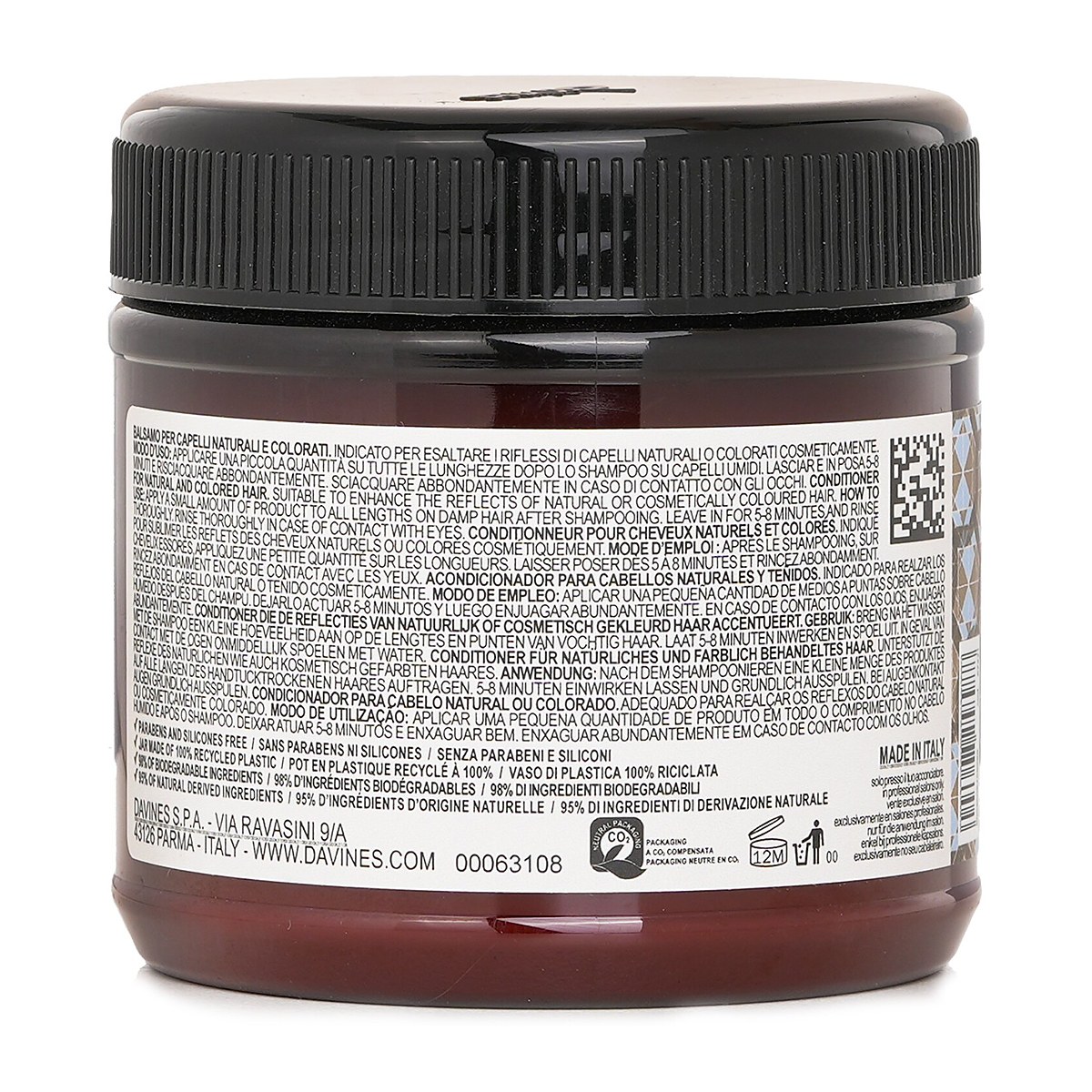 Davines 炼金护发素 Tobacco（適合天然和染色頭髮） 250ml/8.84oz