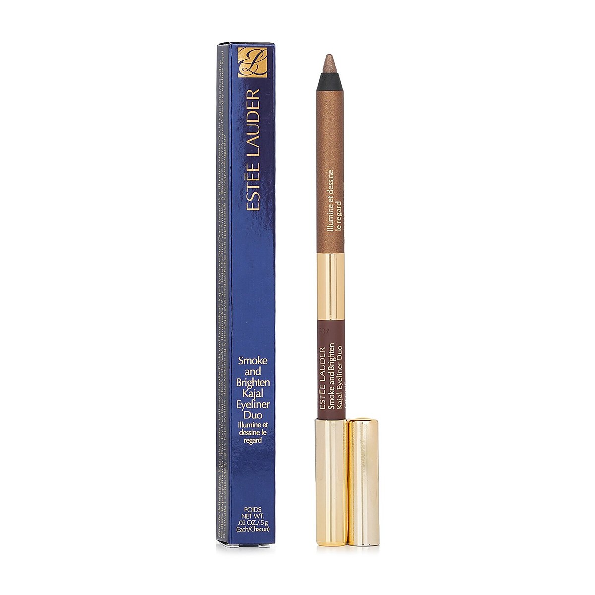 Estee Lauder Smoke And Brighten Kajal Eyeliner Duo Dark Chocolate / Rich Bronze 0.5g/0.02oz