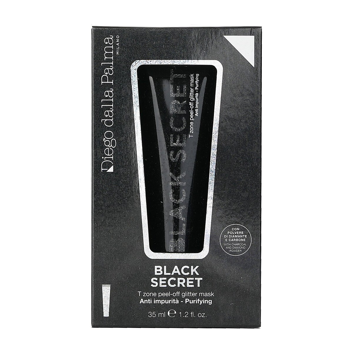 Diego Dalla Palma Milano M&aacute;scara Peel-Off Glitter Black Secret Zone T 35ml/1.2oz