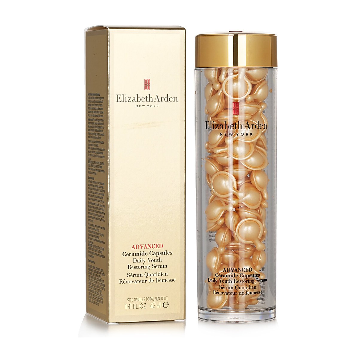 Elizabeth Arden سيرم يومي لاستعادة الشباب Ceramide Capsules - متطور 90caps