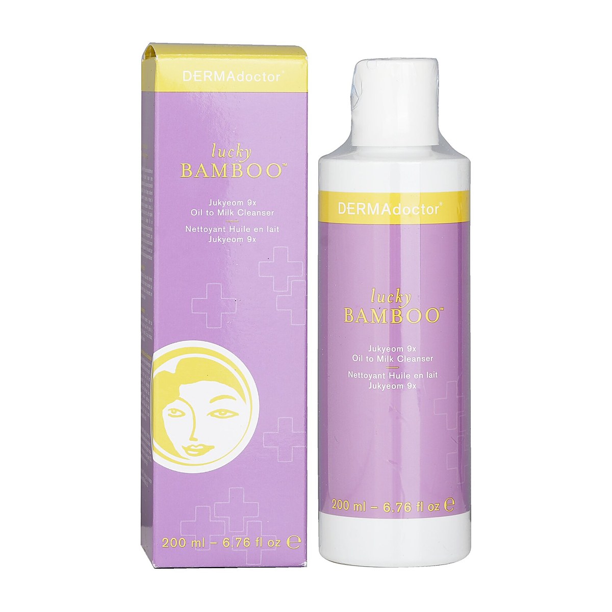 DERMAdoctor Lucky Bamboo Jukyeom 9x Oil To Milk Cleanser 200ml/6.76oz