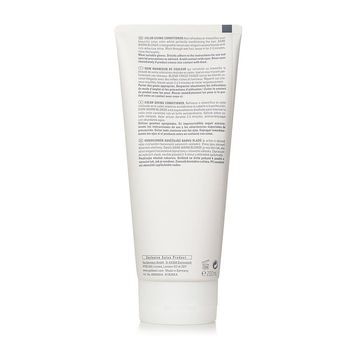 Goldwell 듀얼 센스 컬러 리바이브 컨디셔너 다크웜블론드 200ml/6.7oz