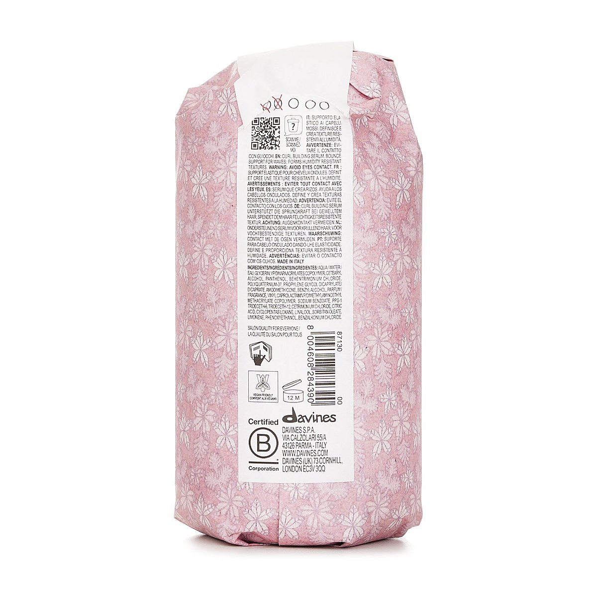 Davines More Inside This Is A Curl Building Serum (For Flexible, Curly Looks) 250ml/8.45oz