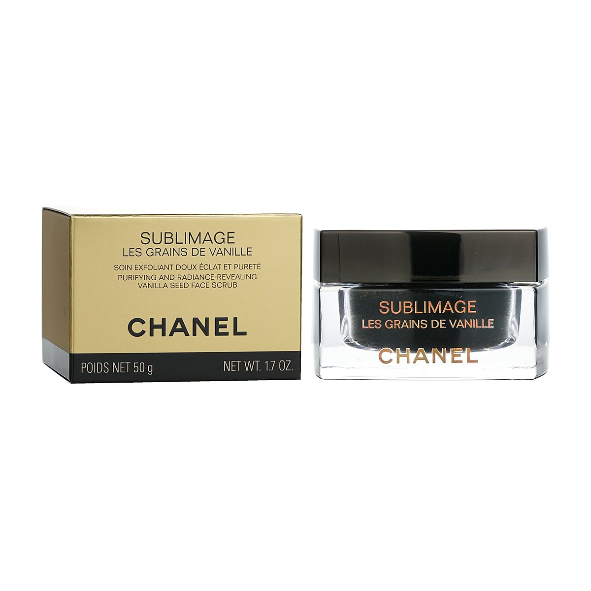 Chanel Sublimage Les Grains De Vanille Purifying & Radiance-Revealing Vanilla Seed Face Scrub 50g/1.7oz