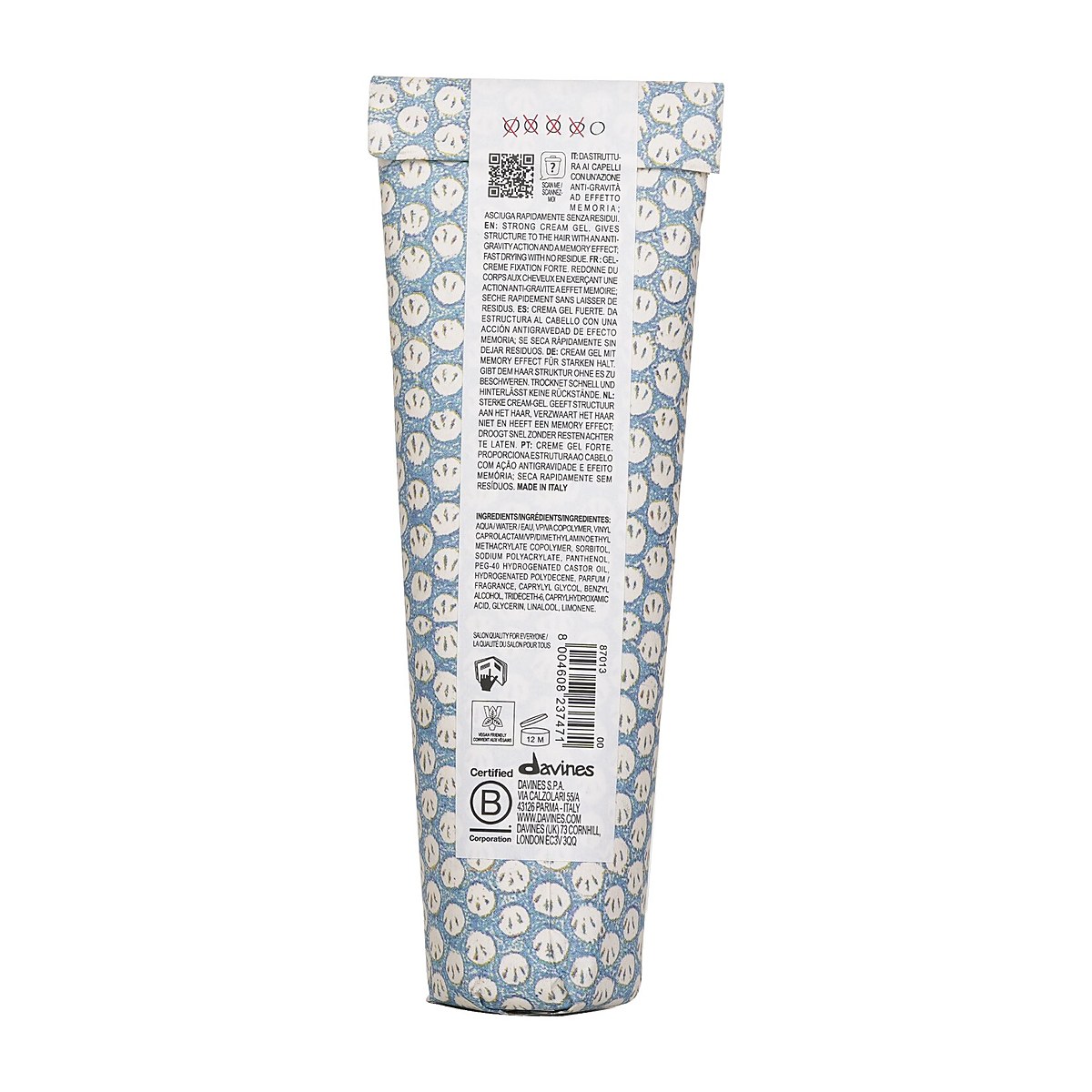 Davines Gel Creme More Inside This Is A Strong Hold (Forte Fixa&ccedil;&atilde;o) 125ml/4.22oz