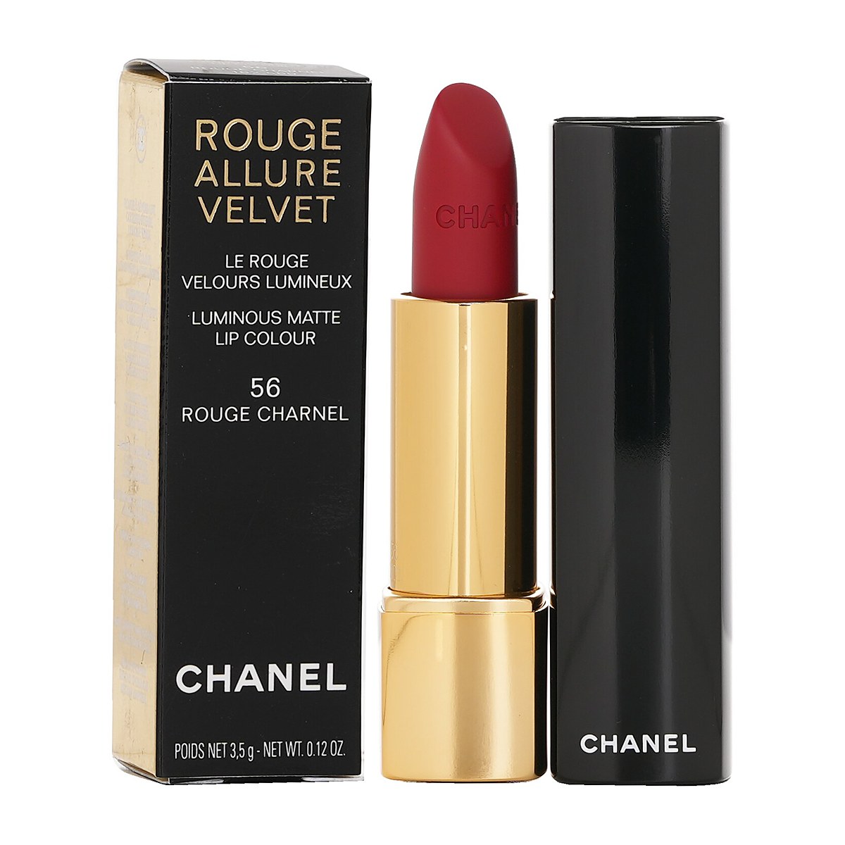 Chanel Rouge Allure Velvet 56 Rouge Charnel 3.5g/0.12oz