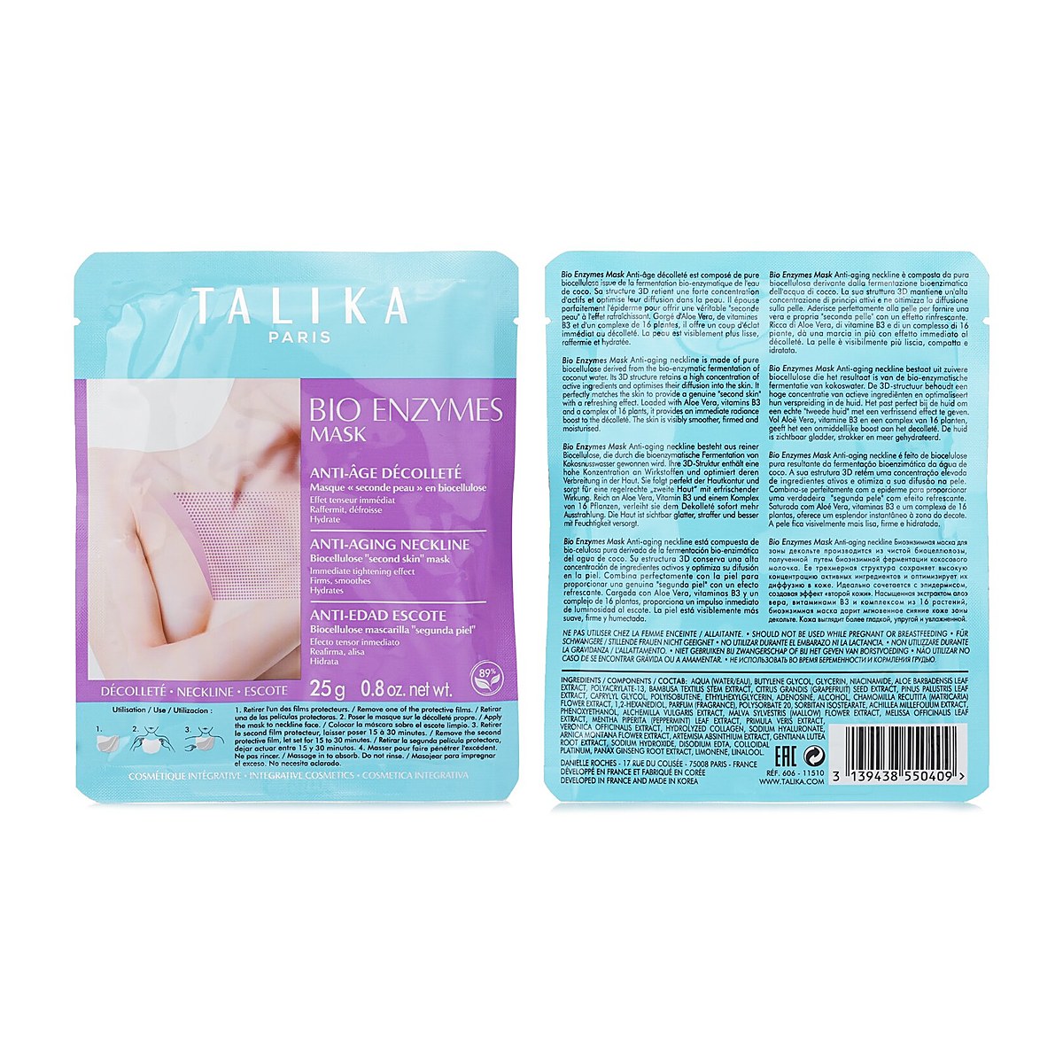 Talika Bio Enzymes Mask Anti-Aging Neckline 25g/0.8oz