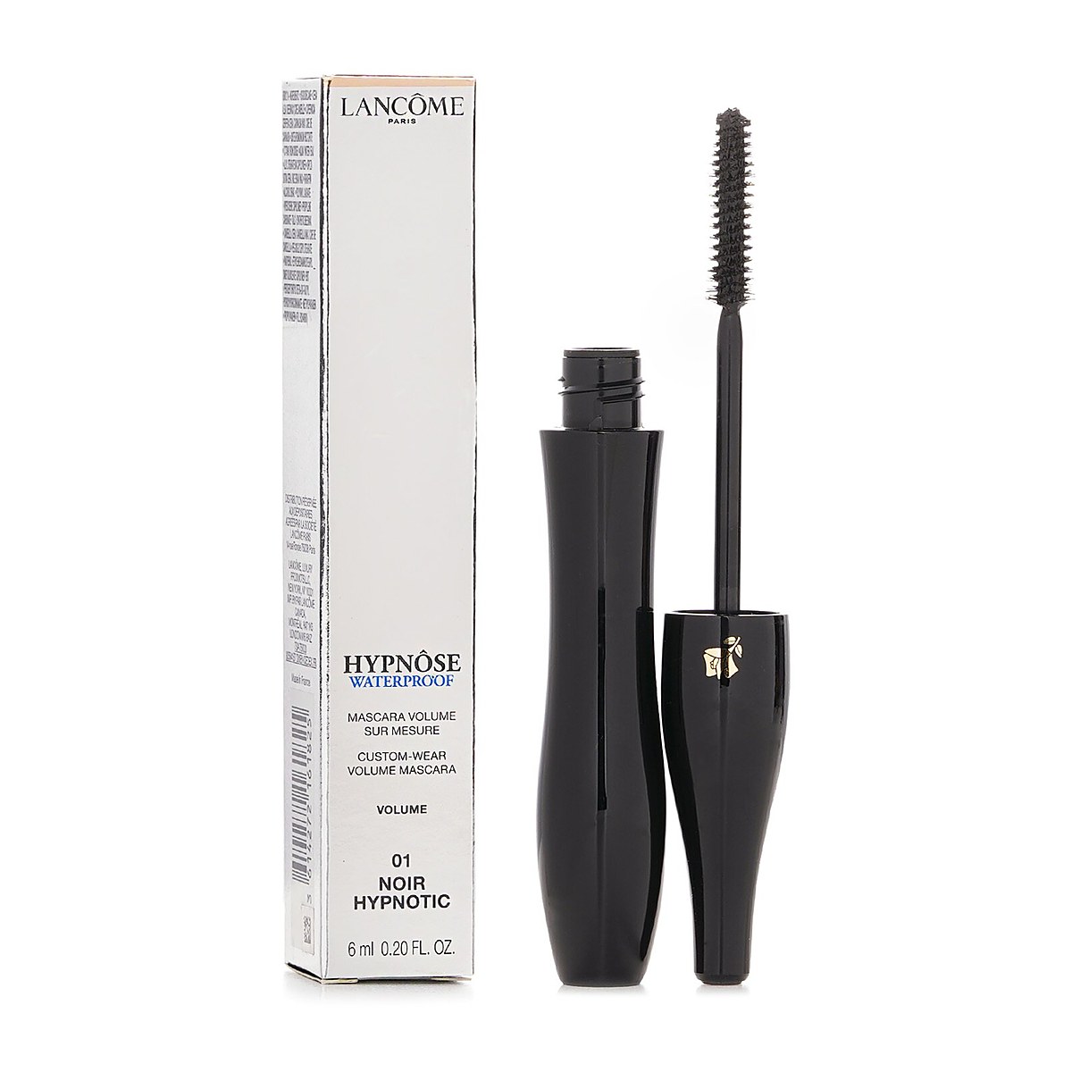 Lancome ヒポノセ ウォータープルーフ カスタム ウェア ボリューム マスカラ 01 Noir Hypnotic 6ml/0.2oz