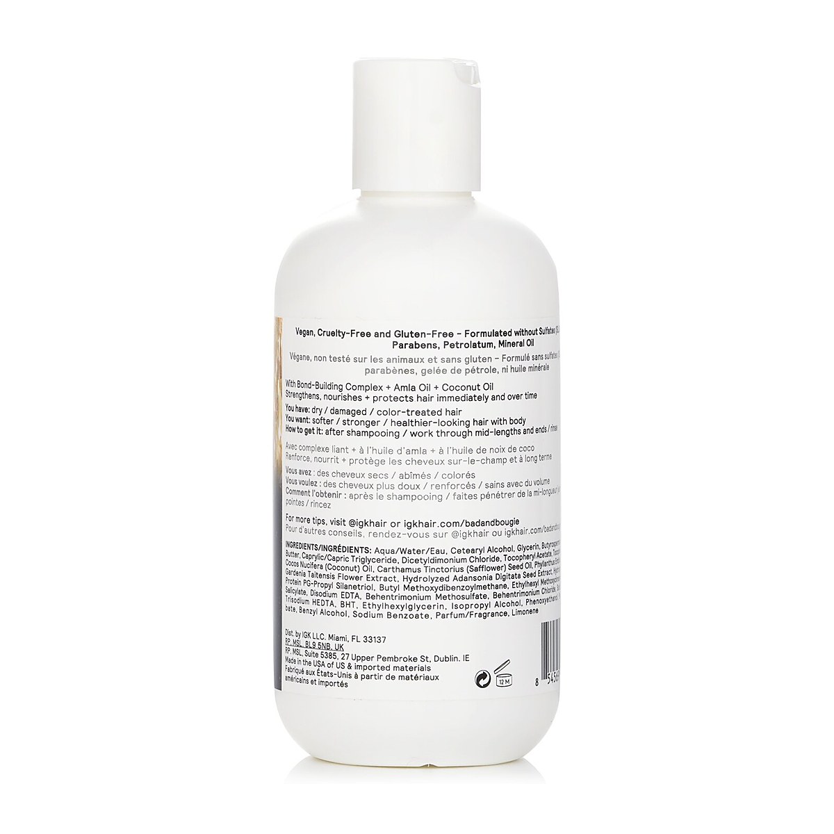 IGK Bad & Bougie Amla Oil Deep Repair Conditioner 236ml/8oz