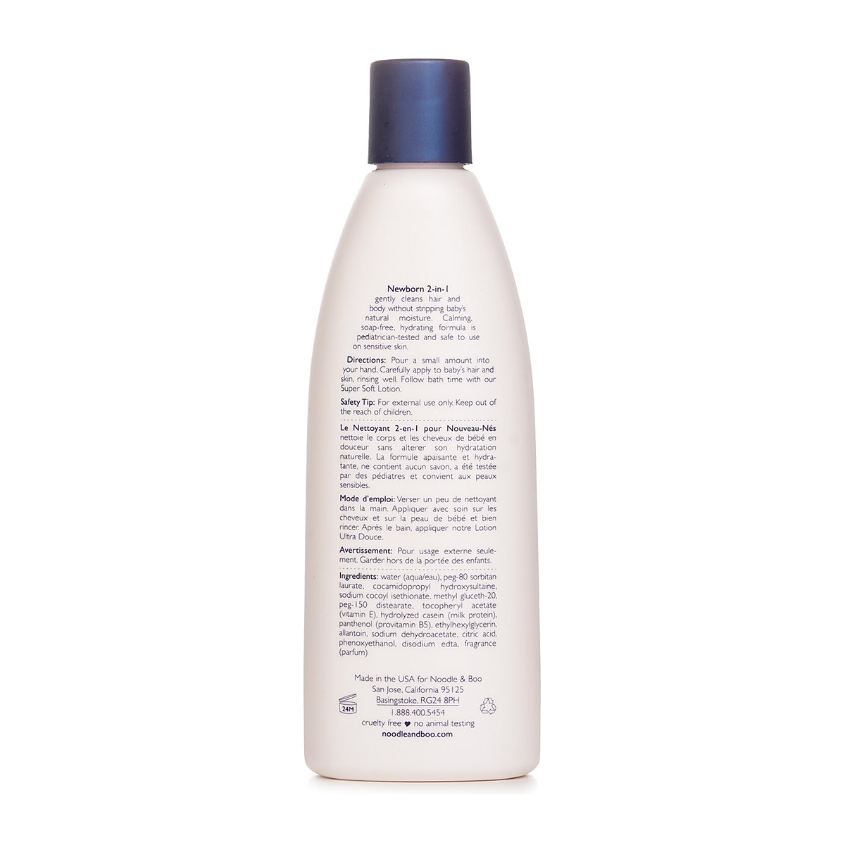 Noodle & Boo 뉴본 2-인-1 헤어 & 바디 워시 237ml/8oz