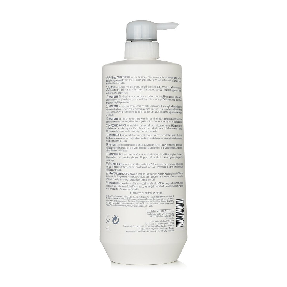 Goldwell 듀얼 센스 컬러 브릴리언스 컨디셔너 (가는/정상 모발 광택 강화) 1000ml/33.8oz