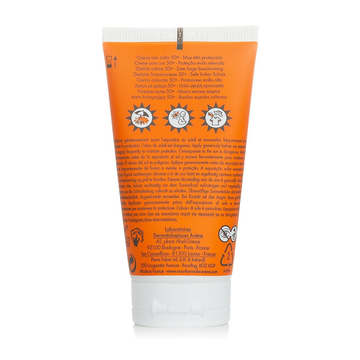 Avene Very High Protection Tinted Cream SPF50+ - For Dry Sensitive Skin 50ml/1.7oz