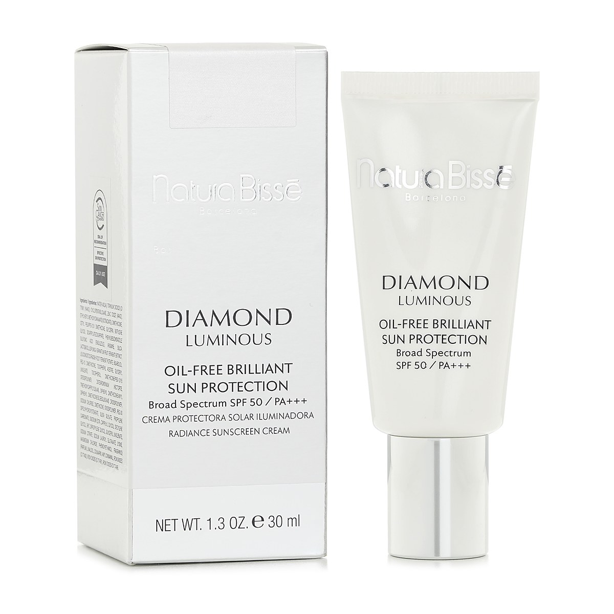 Natura Bisse Diamond Trắng Kh&ocirc;ng Chứa Dầu Brilliant Bảo Vệ SPF 50 PA+++ 30ml/1oz